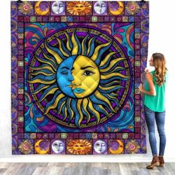 Daturastramoniuml Print Quilt For Kids School Adults Bed Soft Warm Thin Blanket Cotton Quilt King Size Custom and Home Decor