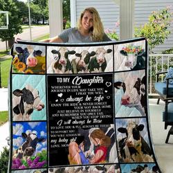 Daughter Cow Quilt Blanket Dhc1501394Vt and Home Decor