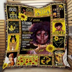 Daughter Of God Black Woman Cl18100192Mdq Quilt Blanket and Home Decor
