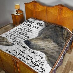 Daughter To Mom Quilt Blanket Dhc02011562Dd and Home Decor
