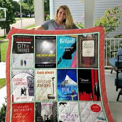 David Benioff Books Quilt Blanket and Home Decor