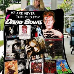 David Bowie New Quilt Blanket and Home Decor