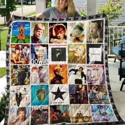David Bowie Quilt Blanket  Limited Quilt Blanket and Home Decor
