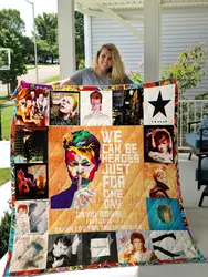 David Bowie Quilt and Home Decor