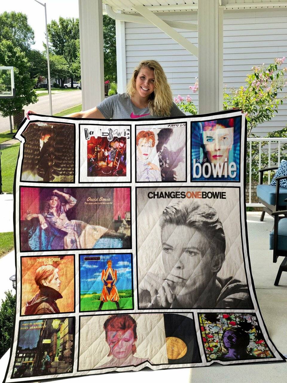 David Bowie Quilt Quilt and Home Decor