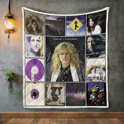 David Coverdale Album Covers Quilt Blanket and Home Decor
