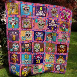 Day Of The Dead Bbb151076 Quilt Blanket and Home Decor