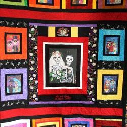 Day Of The Dead Hur Quilt Bevrat and Home Decor