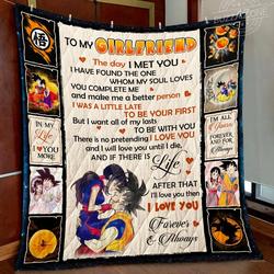 Db Girlfriend All Of My Lasts Goku Quilt Gg and Home Decor