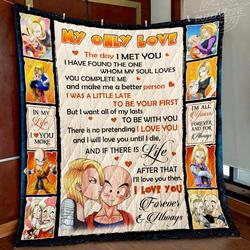 Db My Love All Of My Lasts Quilt Krillin C18 Gg and Home Decor