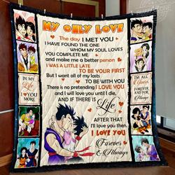 Db My Love Gohan Videl All Of My Lasts Quilt Gg and Home Decor
