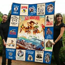 Dd  Ace Ventura  Jim Carrey Movies Quilt Blanket and Home Decor