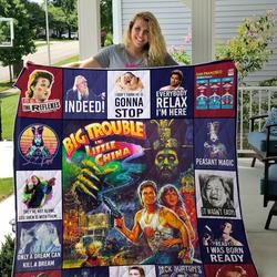 Dd Big Trouble In Little China Quilt Blanket and Home Decor