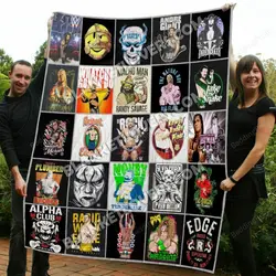Dd  Legends Of Wrestling Quilt Blanket and Home Decor