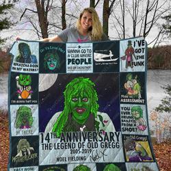 Dd  Old Greeg - 14Th Anniversary Edition Quilt Blanket and Home Decor