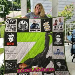 Dd  Zoolander Quilt Blanket - Ver0117 and Home Decor