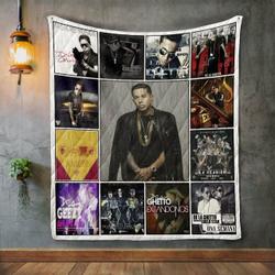 De La Ghetto Album Covers Quilt Blanket and Home Decor