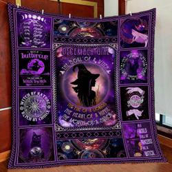 December  The Soul Of A Witch Quilt Blanket and Home Decor