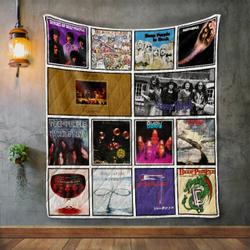 Deep Purple Album Covers Quilt Blanket and Home Decor