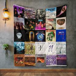 Deep Purple Style 2 Album Covers Quilt Blanket and Home Decor