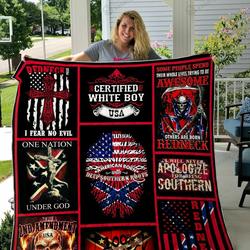 Deep Southern Roots Pride Quilt Blanket and Home Decor