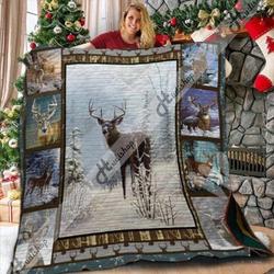 Deer Back Hunting Awesome E Quilt Derqud and Home Decor