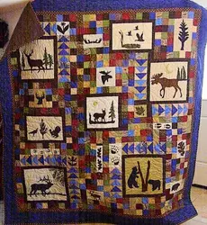 Deer Cla150615 Quilt Blanket and Home Decor
