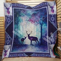 Deer Cld220714 Quilt Blanket and Home Decor
