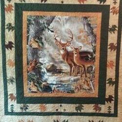 Deer Clm1910030Q Quilt Blanket and Home Decor