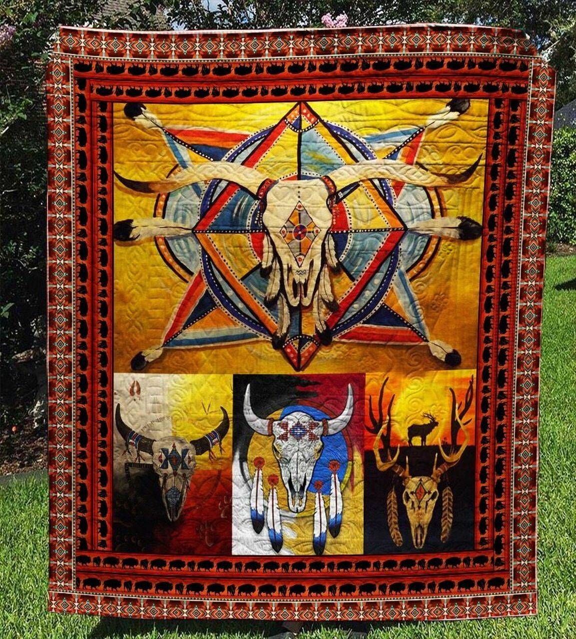 Deer Clp270629 Quilt Blanket and Home Decor