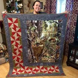 Deer Forest KC2909809CL Quilt Blanket and Home Decor