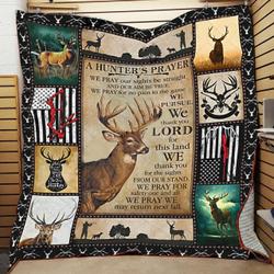 Deer Hunting Quilt Blanket ABC07112999 and Home Decor