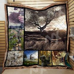 Deer Hunting Quilt Blanket Dhc0910340Vt and Home Decor