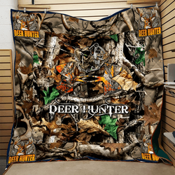 Deer Hunting Quilt Blanket Dhc0910603Vt and Home Decor