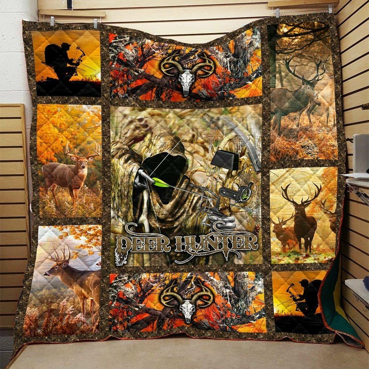 Deer Hunting Quilt Blanket Dhc0910610Vt and Home Decor