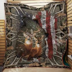 Deer Hunting Quilt Blanket Dhc1102440Td and Home Decor