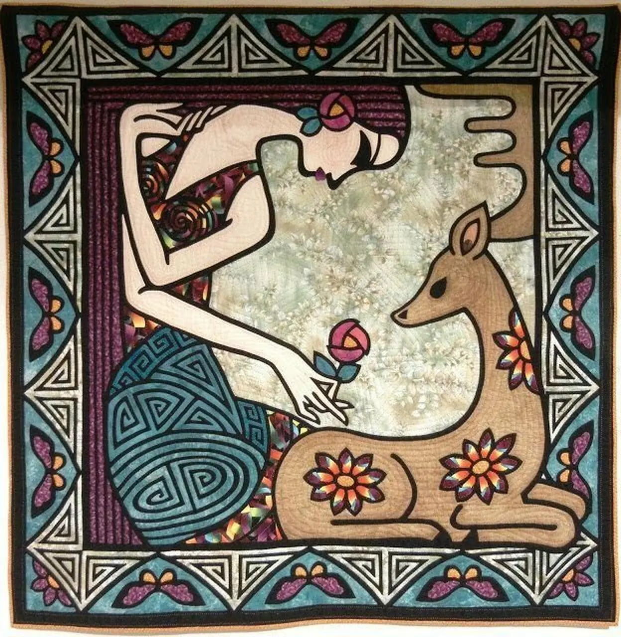 Deer Hur Quilt Bevrfm and Home Decor