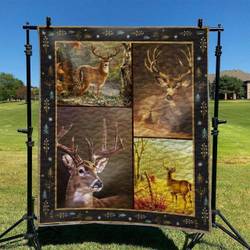 Deer Hur Quilt Cysiji and Home Decor