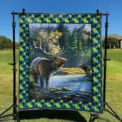 Deer Hur Quilt we and Home Decor