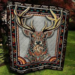 Deer Quilt Blanket Bbb270706Mh and Home Decor
