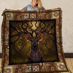 Deer Quilt Blanket C9B070801VV and Home Decor