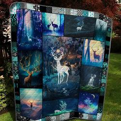 Deer Quilt Tt49Mk-0708  Quilt and Home Decor