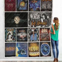 Def Leppard 02 Quilt Blanket and Home Decor