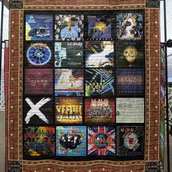Def Leppard Blanket Th1607 Quilt and Home Decor