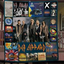 Def Leppard Quilt Blanket Hvt230506  Quilt and Home Decor