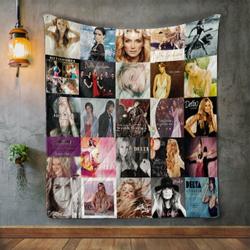Delta Goodrem Album Covers Quilt Blanket and Home Decor