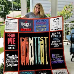 Dentist Printed Quilt Blanket Dhc1501560Vt and Home Decor