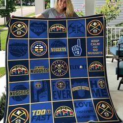Denver Nuggets Blanket Th0207 Quilt and Home Decor