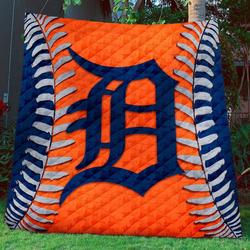 Detroit Tigers B1609115 Quilt Blanket and Home Decor