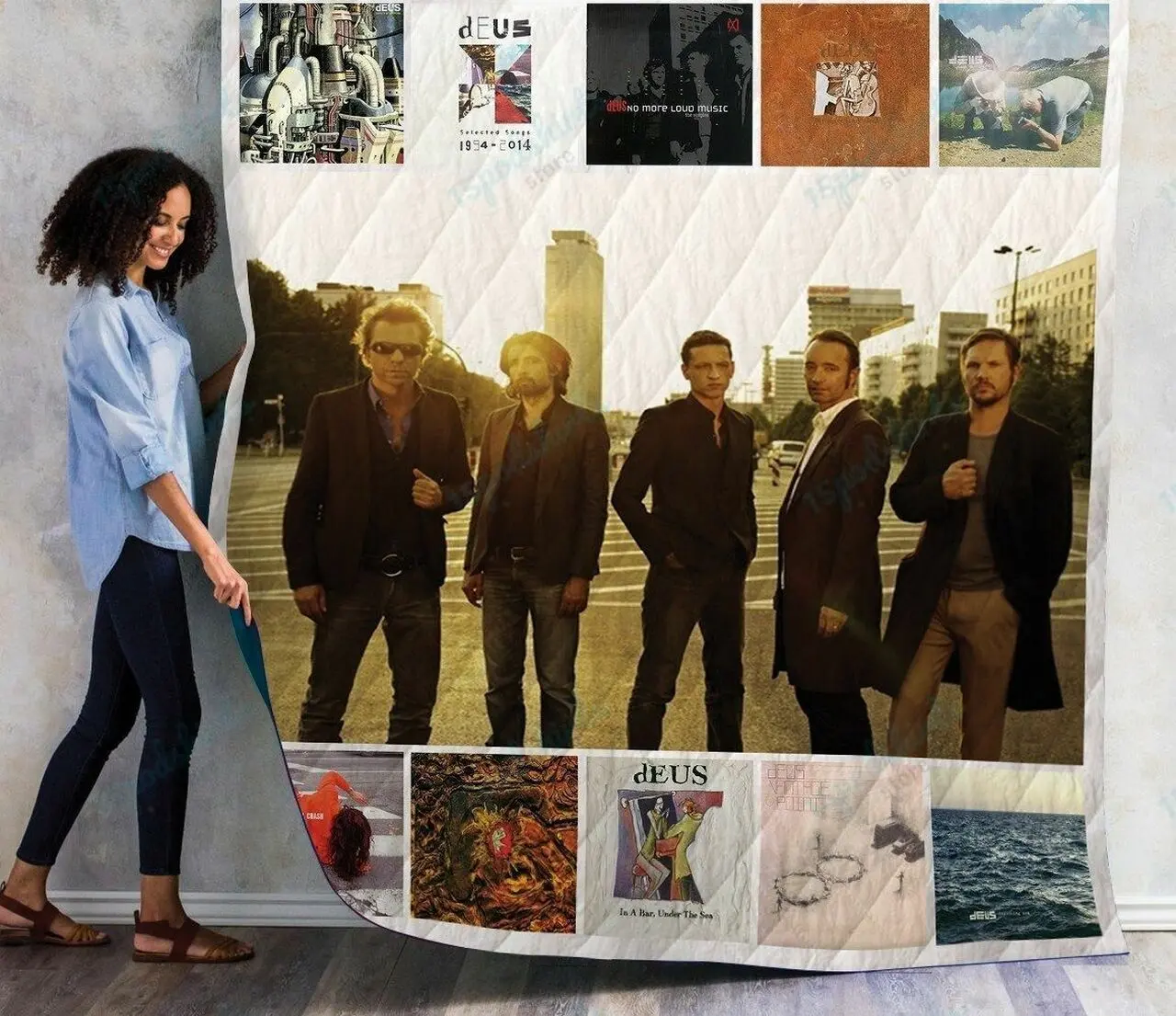 Deus Album Quilt Blanket and Home Decor